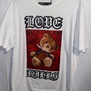 Men's NYC Hudson Love Kills Bear T-Shirt